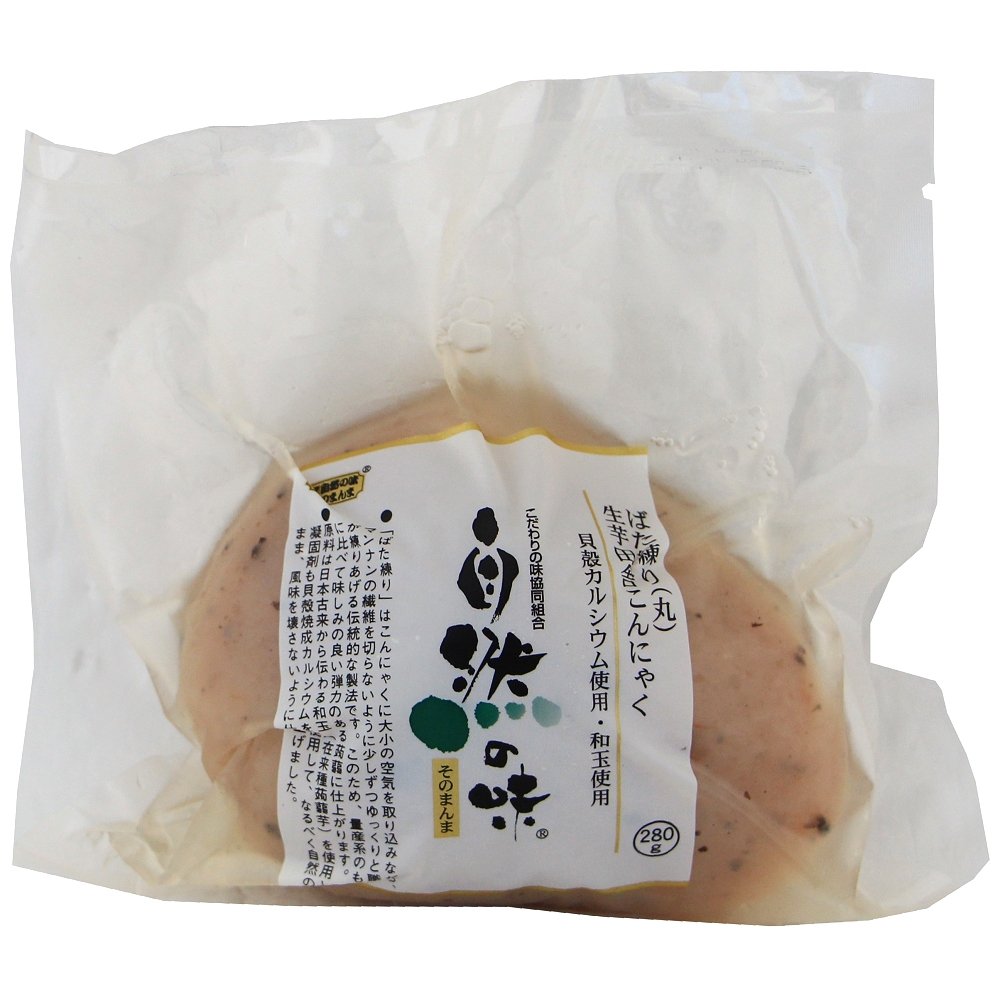 商品情報 ばた練り(丸）生芋田舎こんにゃく | こだわりの味協同組合