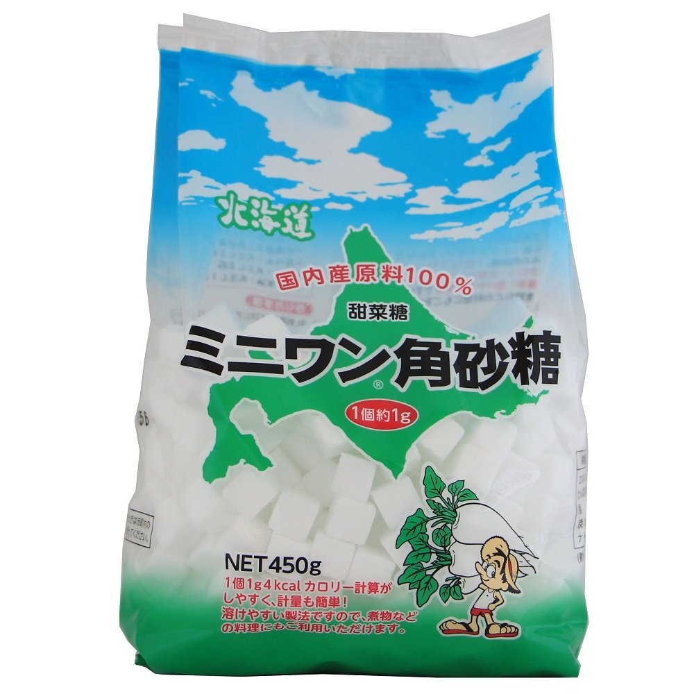 商品情報 ミニワン角砂糖 ビートグラニュー糖 450g こだわりの味協同組合